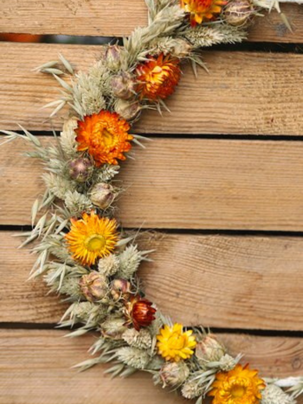 Cerceau Fleurs Séchées
